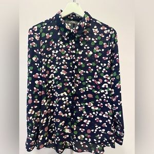 Summer floral blouse, good condition, size M